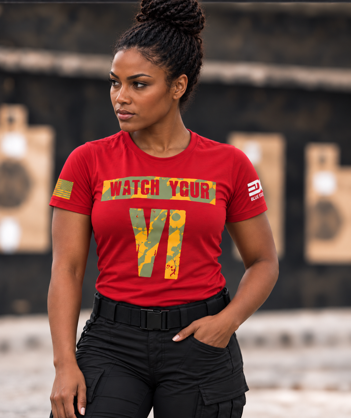 Women’s Watch Your VI Performance Shirts| Blue Edge Gear Edition