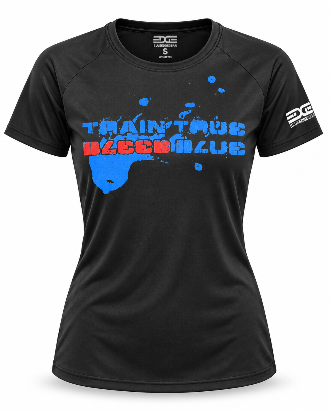 Women’s Train True Bleed Blue Performance Shirt | Blue Edge Gear (Copy)