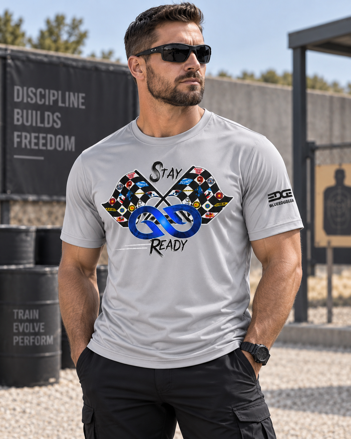 Men’s Stay Ready Performance Shirt | Blue Edge Gear