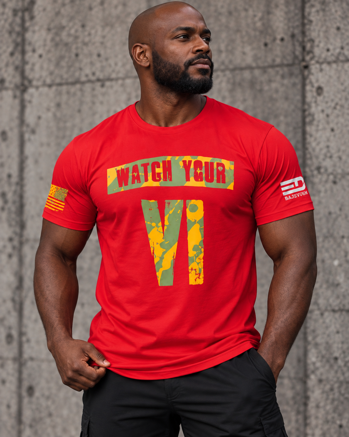 Men’s Watch Your VI Performance Shirt | Blue Edge Gear Edition