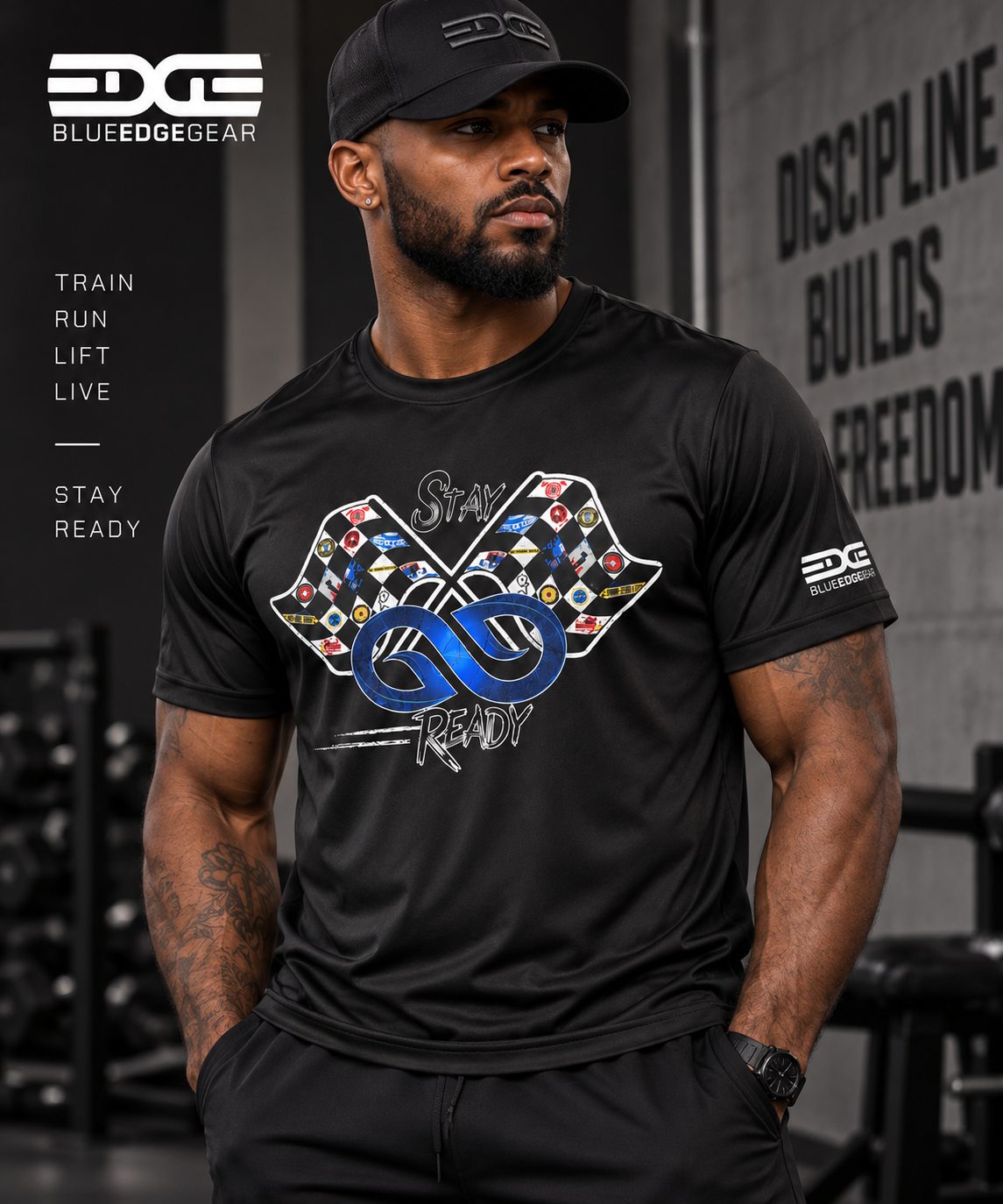 Men’s Stay Ready Performance Shirt | Blue Edge Gear