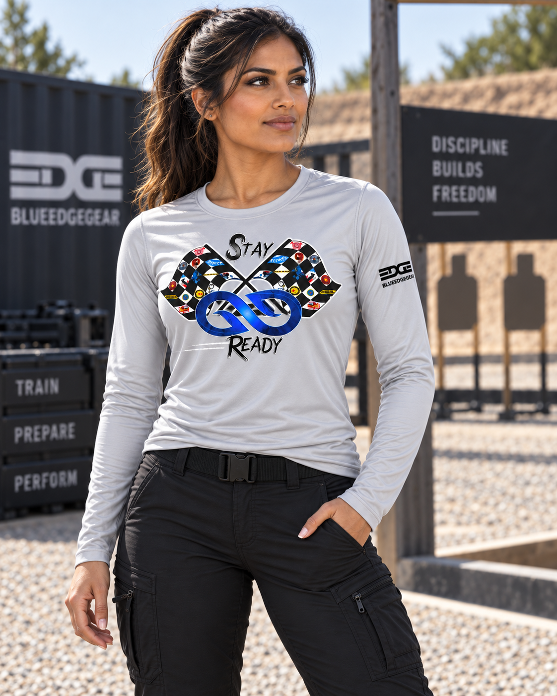 Women’s Stay Ready Performance Shirt | Blue Edge Gear (Copy)