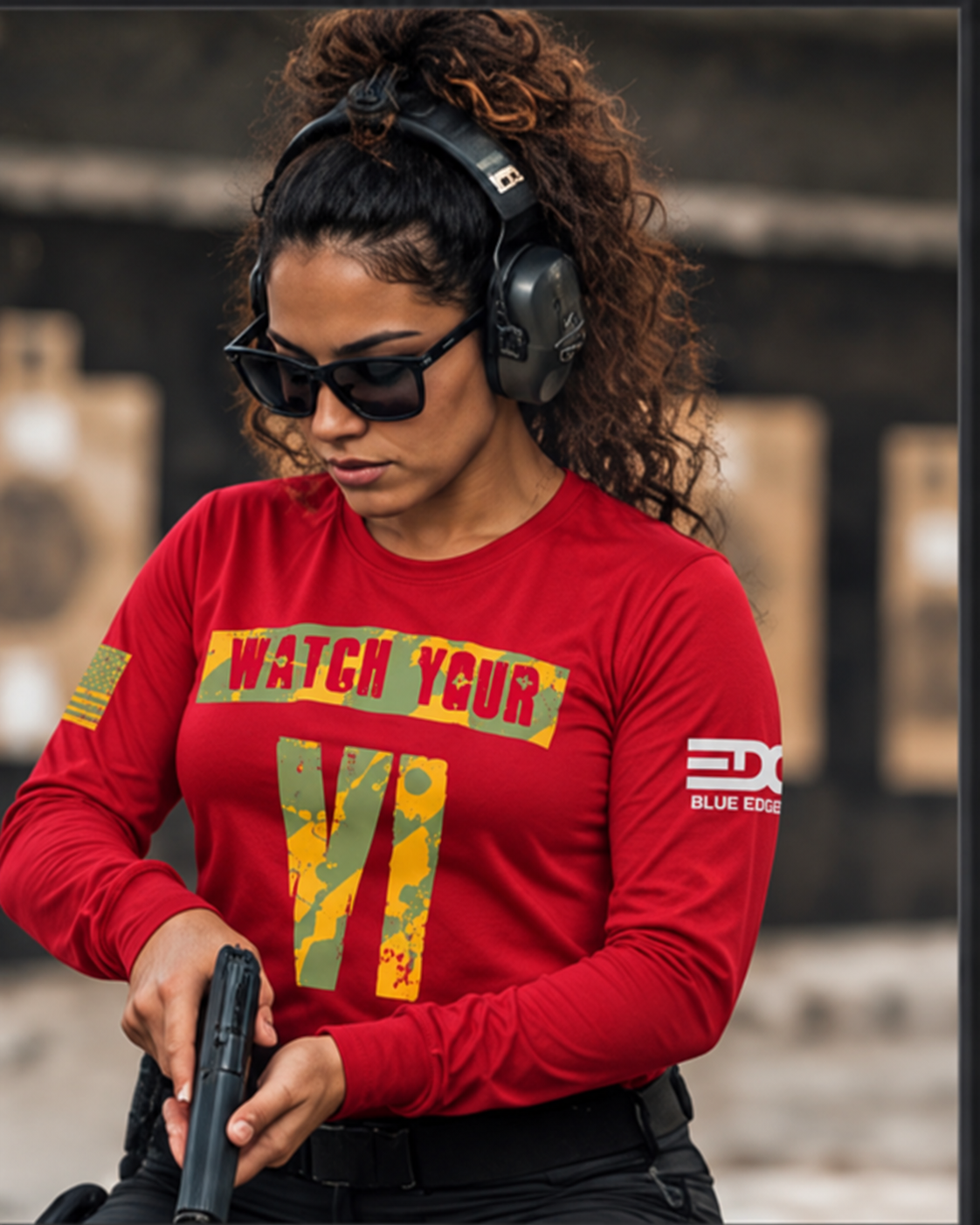 Women’s Watch Your VI Performance Shirts| Blue Edge Gear Edition